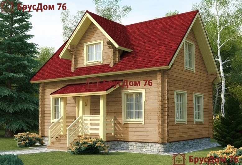 Проект №15 дом из бруса 6х9 - Ярославль