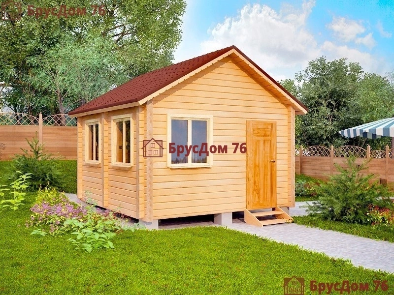 Проект №1 баня из профилированного бруса 4х4  - Ярославль