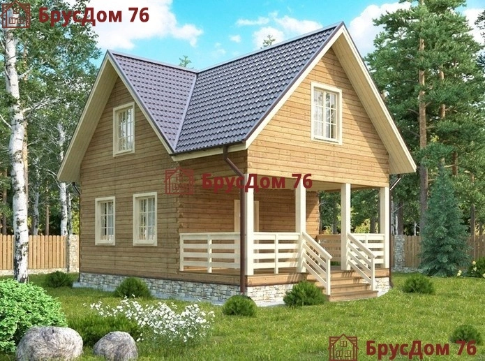 Проект №13 дом из бруса 6х9 - Ярославль