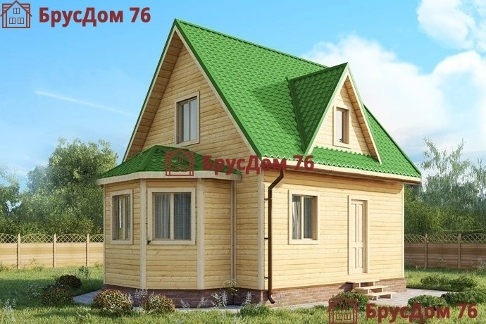 Проект №3 каркасный дом 6х8