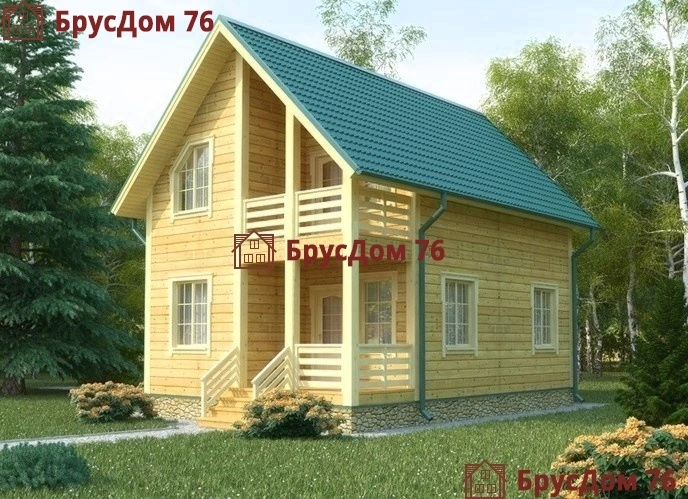 Проект №4 дом из бруса 6х9 - Ярославль