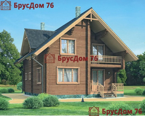Проект №17 дом из бруса 8х9 - Ярославль