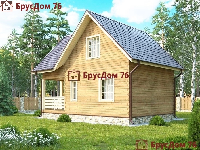 Проект №13 дом из бруса 6х9 - Ярославль