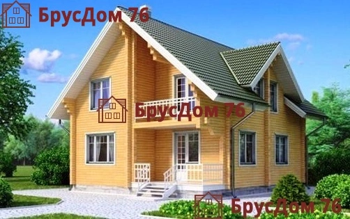 Проект №11 дом из бруса 9х10,5 - Ярославль