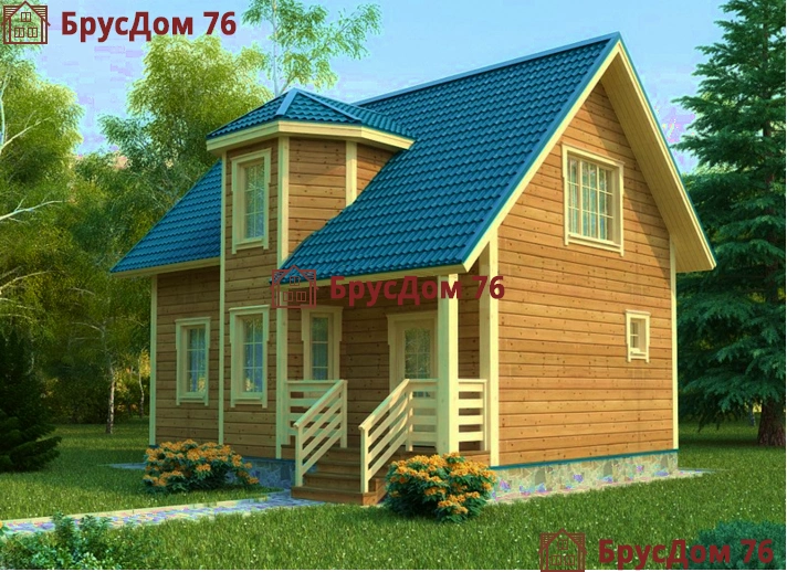 Проект №3 дом из бруса 6х9 - Ярославль