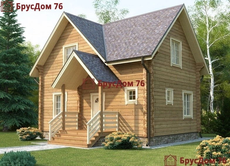 Проект №6 дом из бруса 6х9 - Ярославль