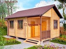 Проект №9 баня из профилированного бруса 4х6  - Ярославль