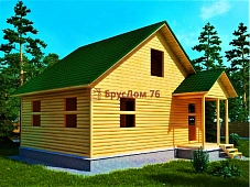 Проект №8. Дом из бруса 6х7
