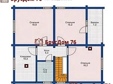 Проект №11 дом из бруса 9х10,5 - Ярославль