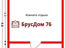 Проект №5 баня из профилированного бруса 6х7,5  - Ярославль