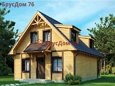 Проект №30 дом из бруса 8х10 - Ярославль