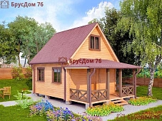 Проект №13 баня из профилированного бруса 5х7  - Ярославль