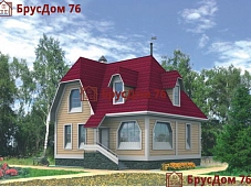 Проект №18 дом из бруса 8х9,5 - Ярославль