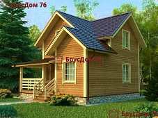 Проект №2 дом из бруса 8х8 - Ярославль