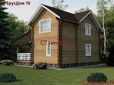 Проект №1 дом из бруса 9х9 - Ярославль