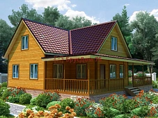 Проект №47 дом из бруса 9х12 - Ярославль