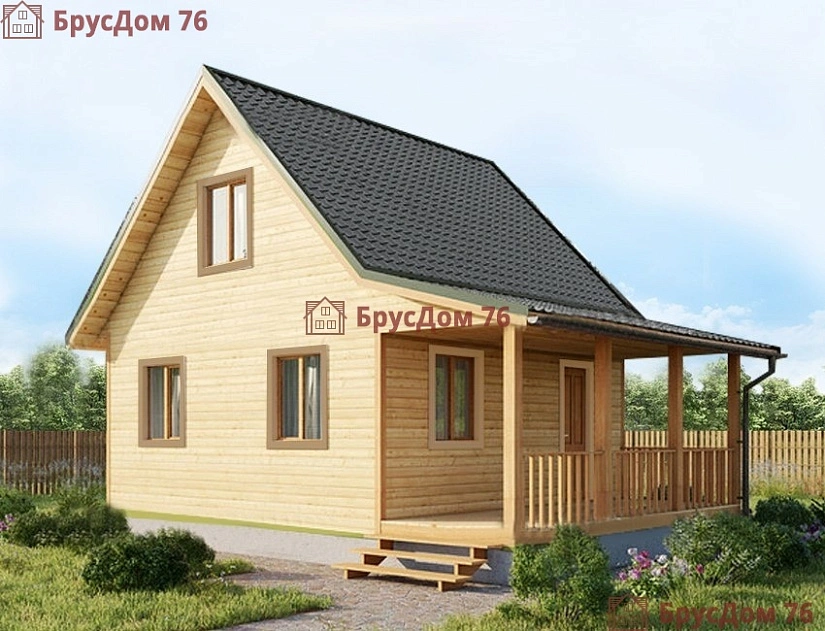 Проект №21 дом из бруса 6х8 - Ярославль