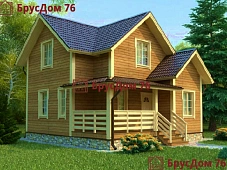 Проект №2 дом из бруса 8х8 - Ярославль