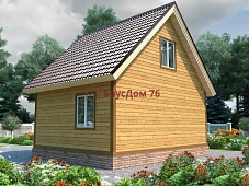 Проект №30 баня из профилированного бруса 5,5х7  - Ярославль