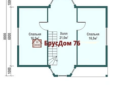 Проект №3 дом из бруса 6х9 - Ярославль