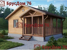 Проект №3 баня из профилированного бруса 5,5х7  - Ярославль