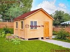 Проект №1 баня из профилированного бруса 4х4  - Ярославль