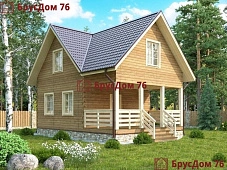 Проект №13 дом из бруса 6х9 - Ярославль