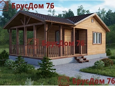 Проект №6 баня из профилированного бруса 5х9  - Ярославль