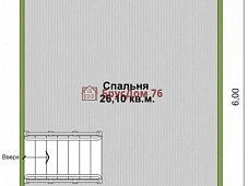 Проект №33 баня из профилированного бруса 6х6  - Ярославль