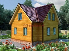 Проект №48 дом из бруса 8х9 - Ярославль