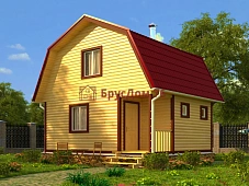 Проект №34 баня из профилированного бруса 6х6  - Ярославль