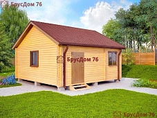 Проект №15 баня из профилированного бруса 6х6  - Ярославль