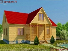 Проект №14 дом из бруса 7,5х9 - Ярославль