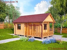 Проект №10 баня из профилированного бруса 4х7  - Ярославль
