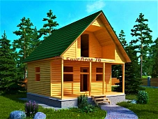 Проект №2. Дом из бруса 4,5х6