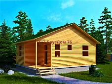 Проект №3. Дом из бруса 6х6