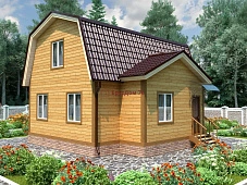 Проект №37 дом из бруса 7,5х8 - Ярославль