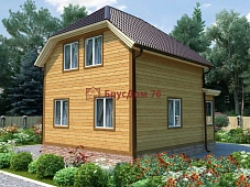 Проект №43 дом из бруса 6х9 - Ярославль