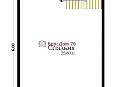 Проект №21 дом из бруса 6х8 - Ярославль