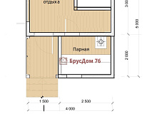 Проект №22 баня из бруса 4х5  - Ярославль