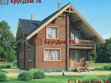 Проект №17 дом из бруса 8х9 - Ярославль