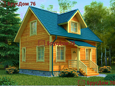 Проект №8 дом из бруса 6х8 - Ярославль