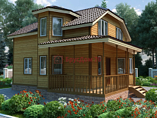 Проект №49 дом из бруса 9х9 - Ярославль