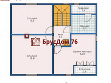 Проект №18 дом из бруса 8х9,5 - Ярославль