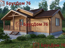 Проект №7 баня из бруса 6,5х9  - Ярославль